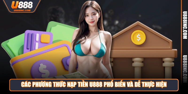Các phương thức nạp tiền U888 phổ biến và dễ thực hiện