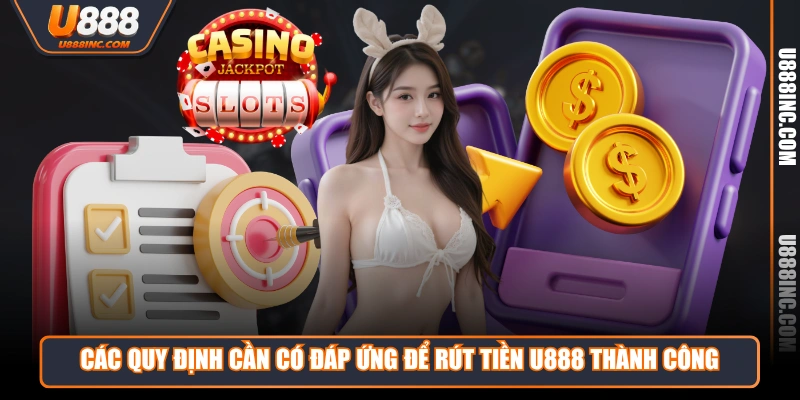 Các quy định cần có đáp ứng để rút tiền U888 thành công 
