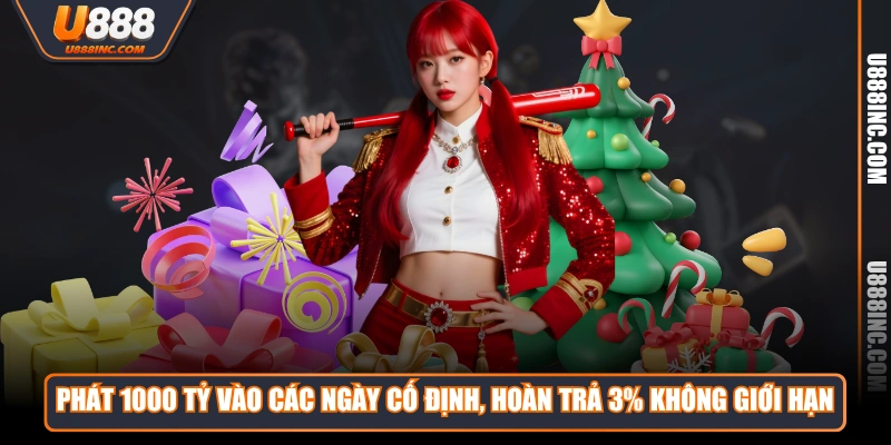 Phát 1000 tỷ vào các ngày cố định, hoàn trả 3% không giới hạn