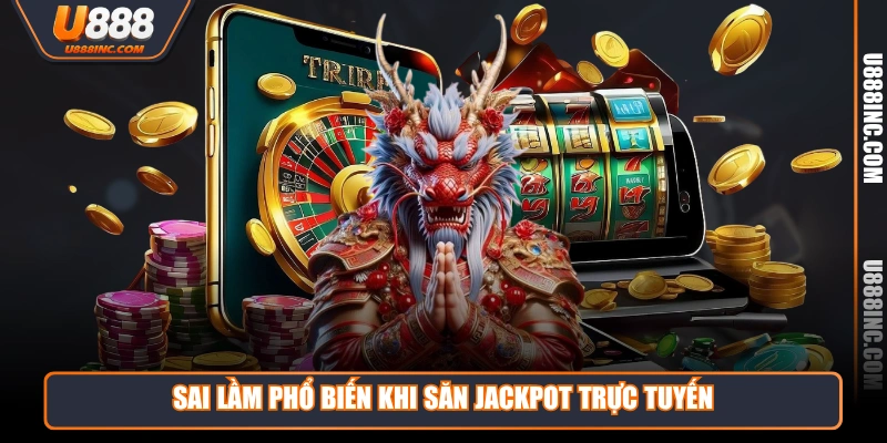 Sai lầm phổ biến khi săn jackpot trực tuyến