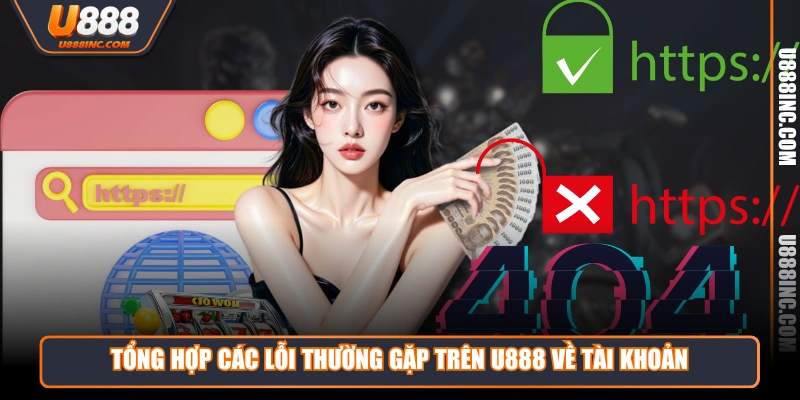 tong hop cac loi thuong gap tren u888 ve tai khoan Tổng hợp các lỗi thường gặp trên U888 về tài khoản